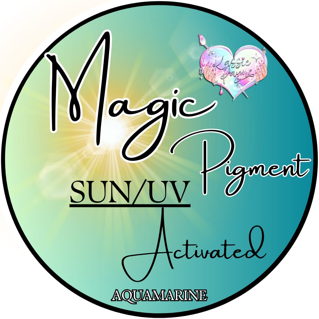 SUN/UV COLOR CHANGING PIGMENT - AQUAMARINE