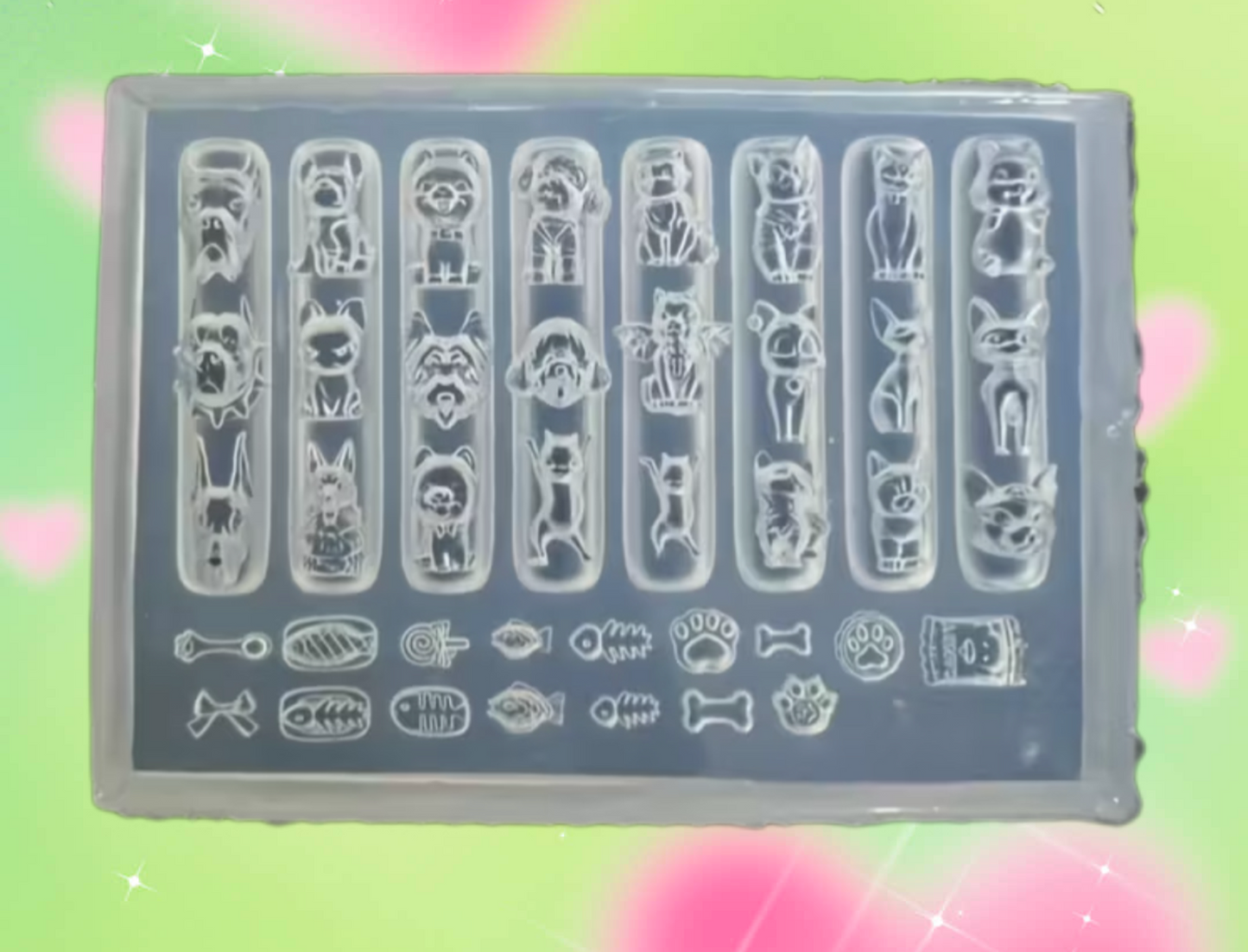 Cat/Dog Silicone Nail Art Mold