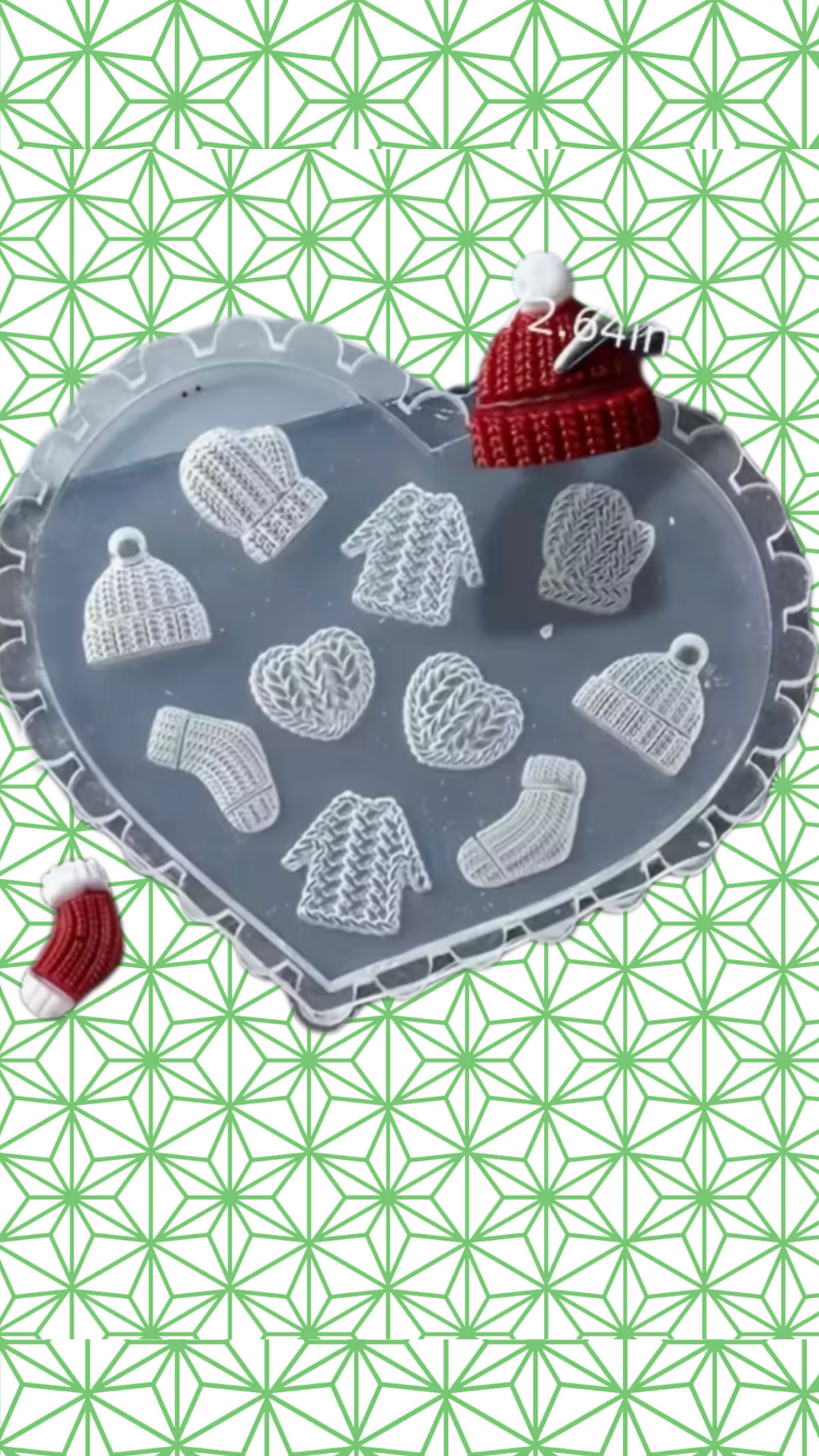 Winter Sweater Silicone Nail Mold