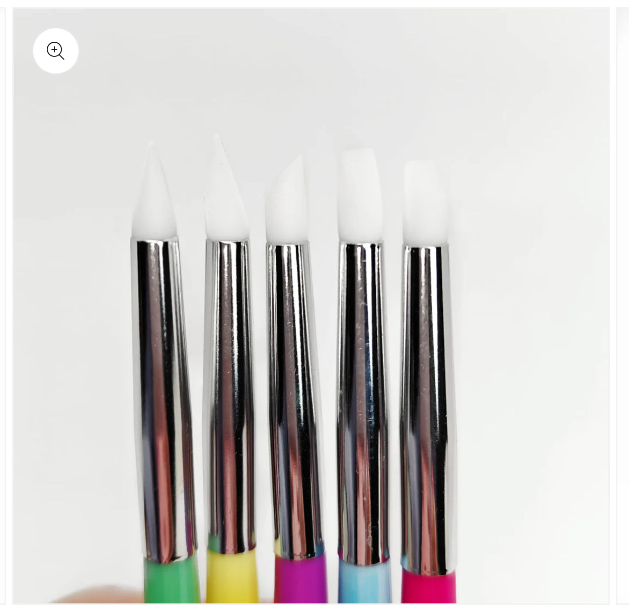 COLORFUL SILICONE/DOTTING TOOL-5 PACK