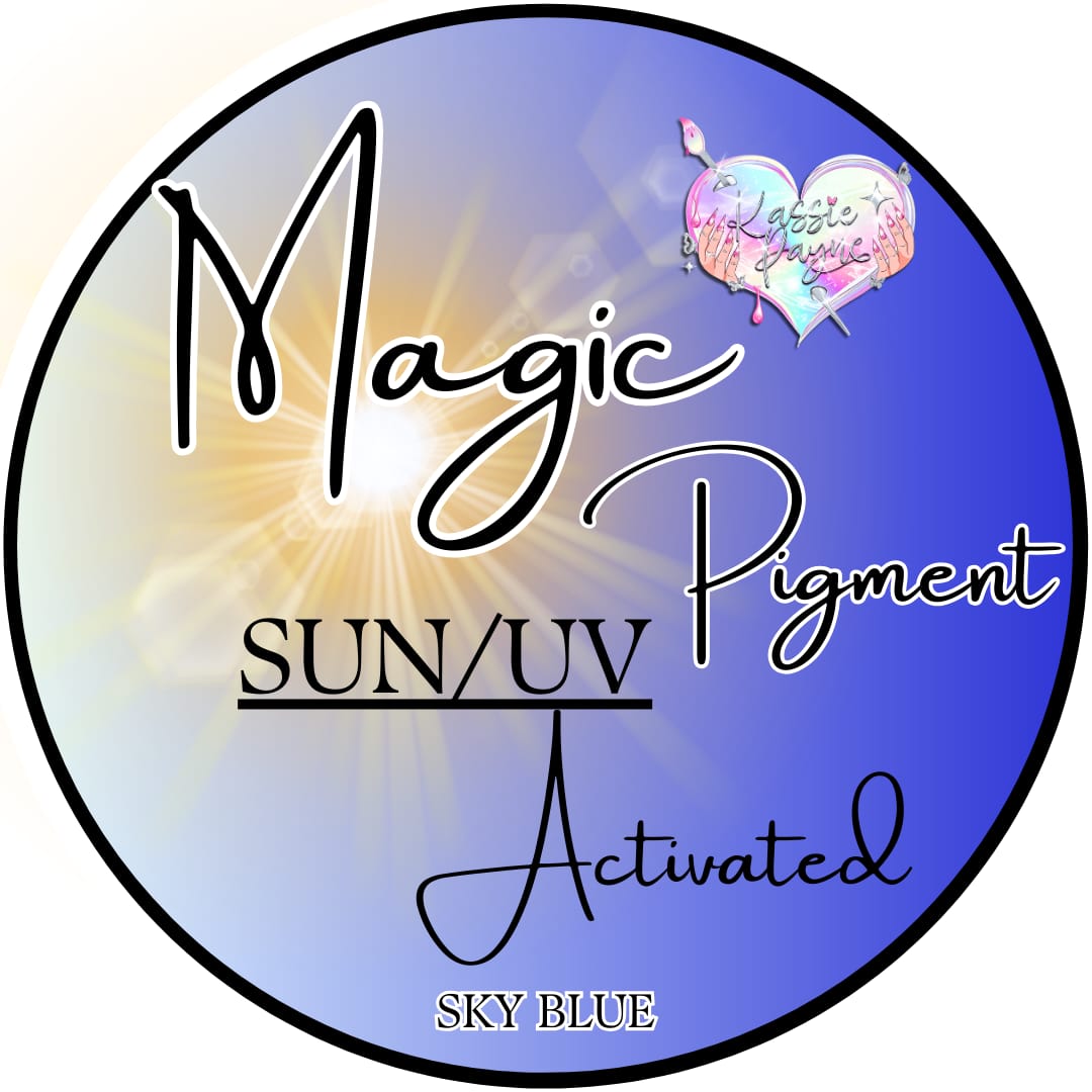 SUN/UV COLOR CHANGING PIGMENT - SKY BLUE