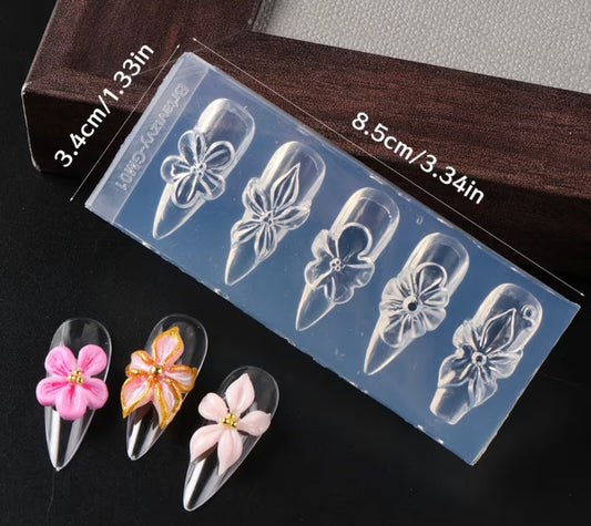 Spring Flowers -Nail Art Mold