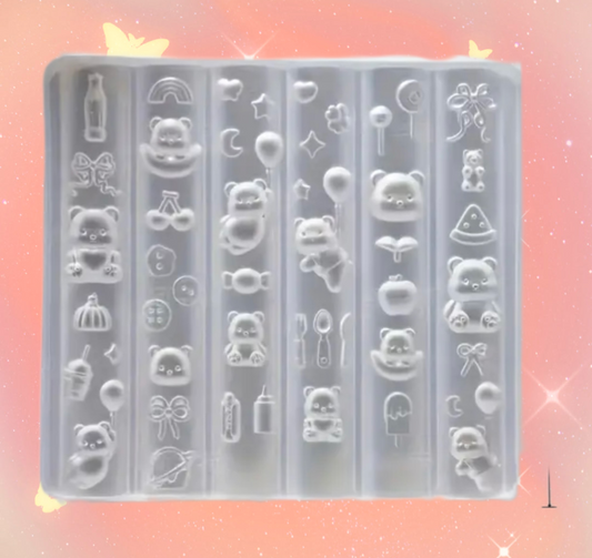 Cute Bear Circus Mold