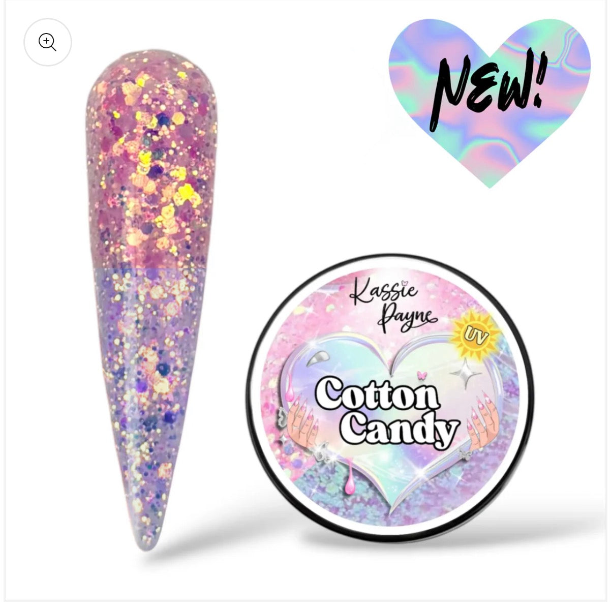 Cotton Candy☀️ UV Glitter