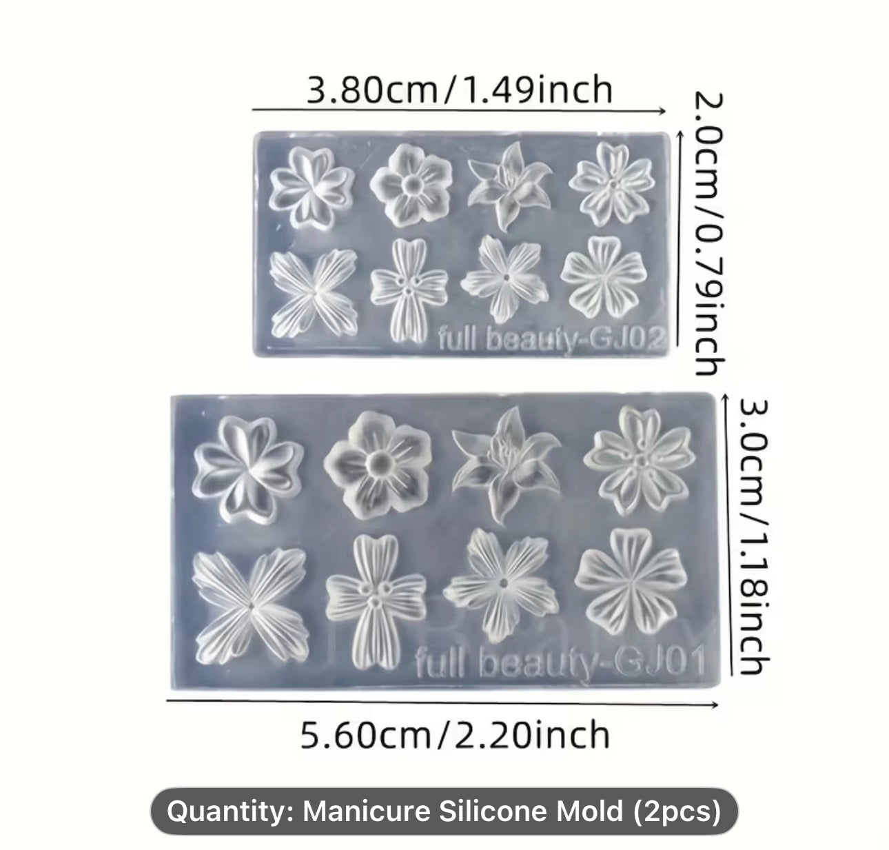 Flower Nail Art Mold