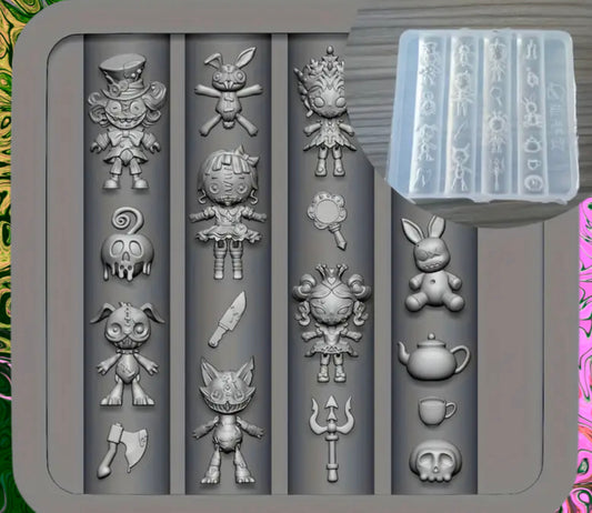 Wicked Tea party Mold