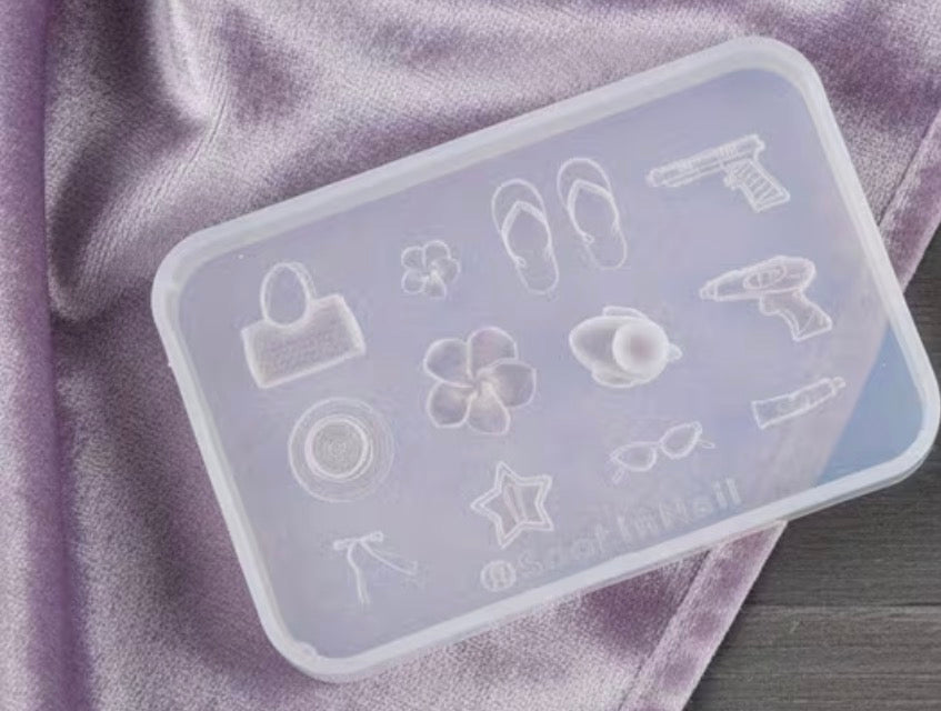 Summer/Vacation - Nail Art Mold