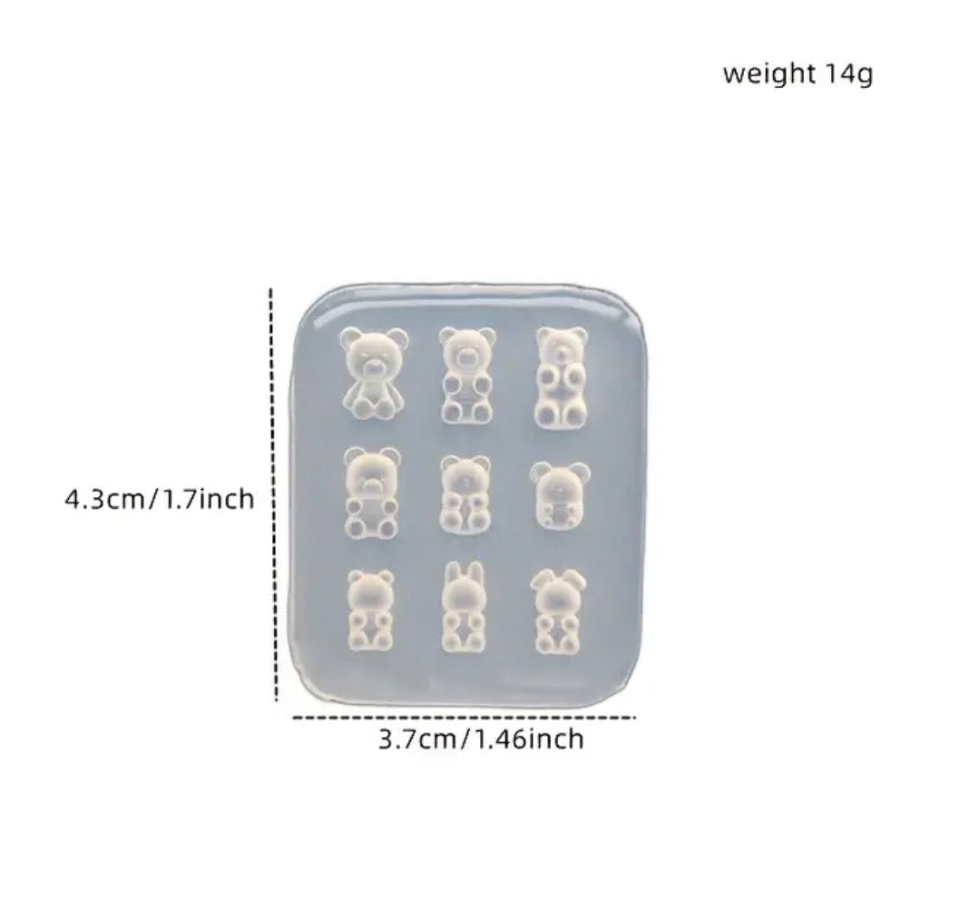 Bear Mold - Nail Art Mold