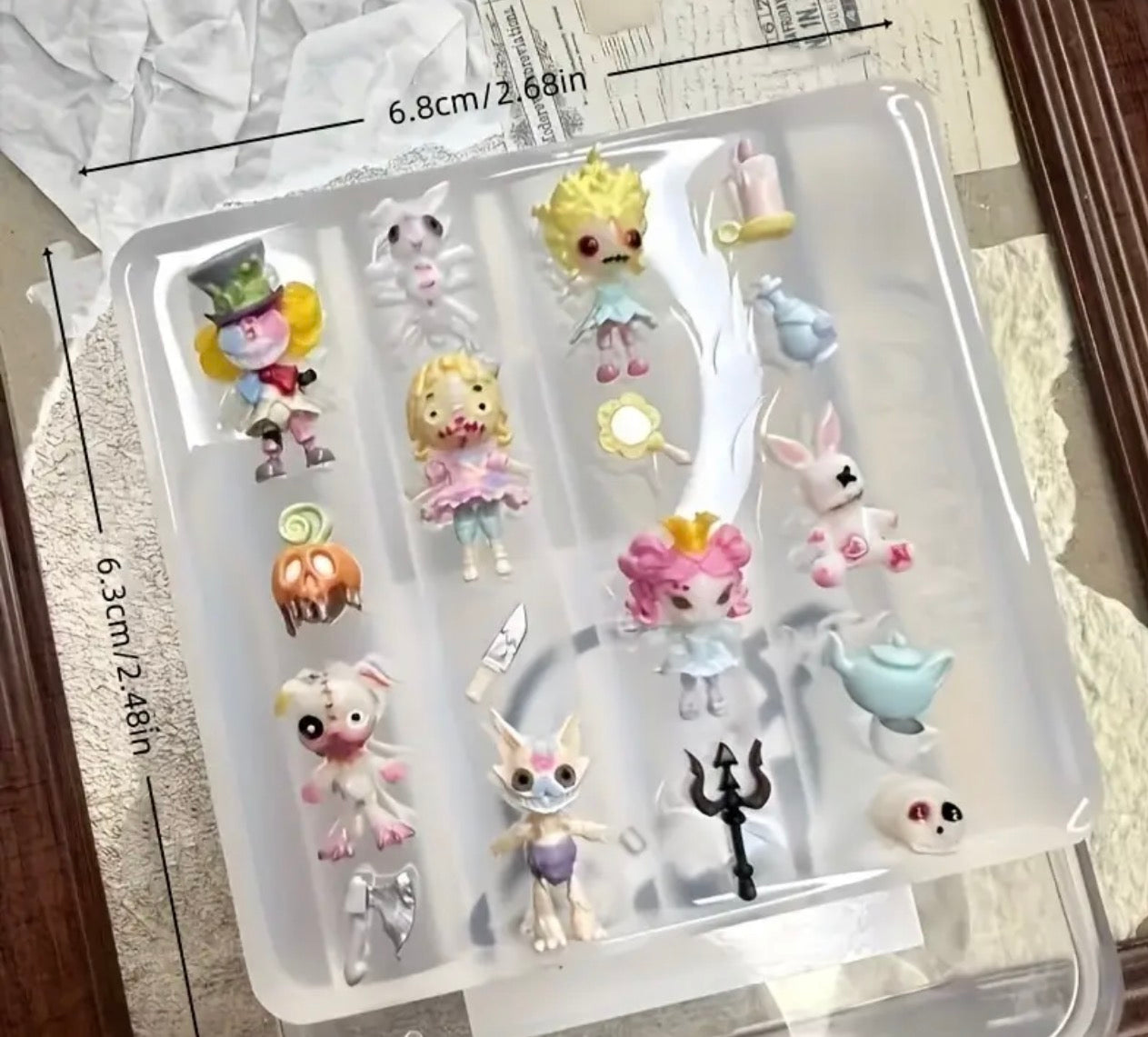 Wicked Tea party Nail Art Mold