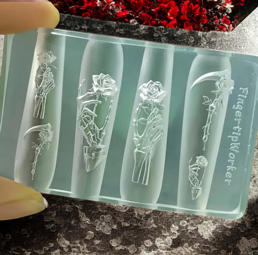 Skeleton Rose Mold