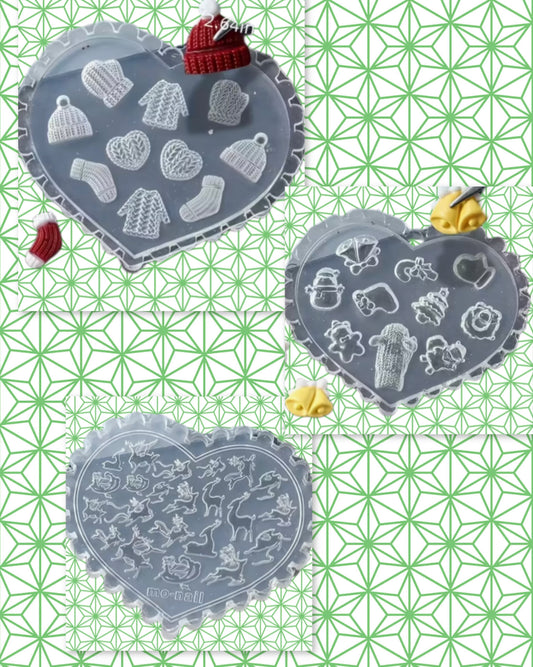 Holiday Silicone Nail Art Molds - Bundle