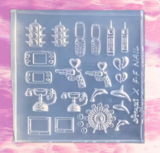 Phone/Games Silicone Nail Art Mold