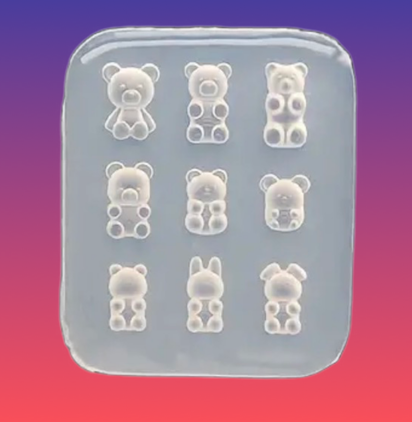 Bear Mold - Nail Art Mold