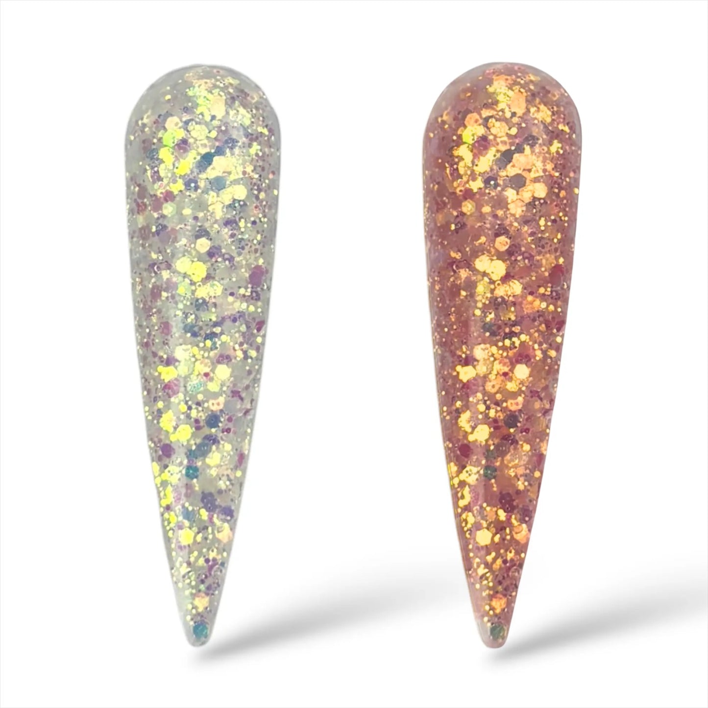 Peach Fizz ☀️ Sun/UV glitter