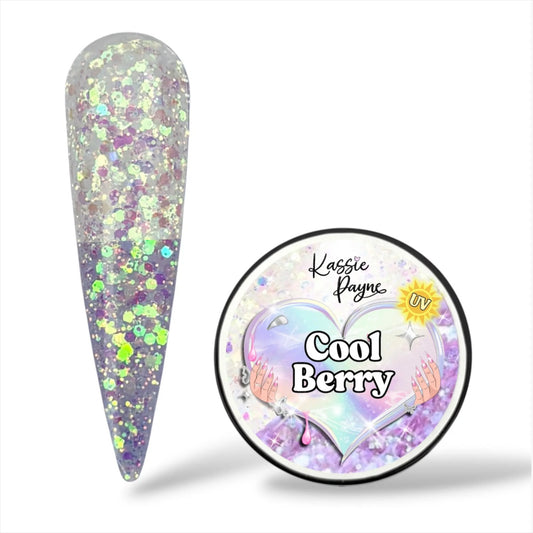 Cool Berry ☀️ UV Glitter