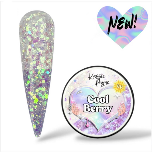 Cool Berry ☀️ UV Glitter