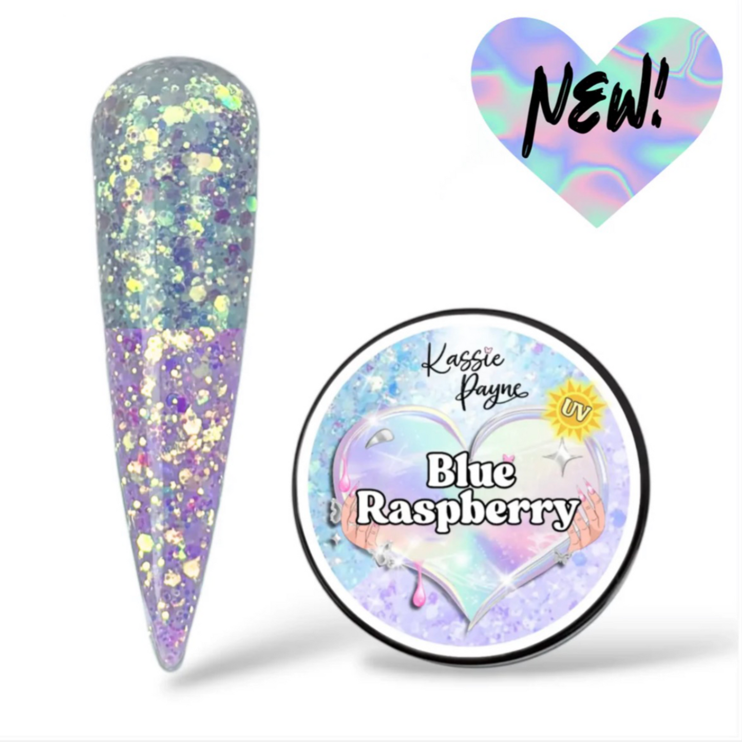 Blue Raspberry ☀️ UV Glitter