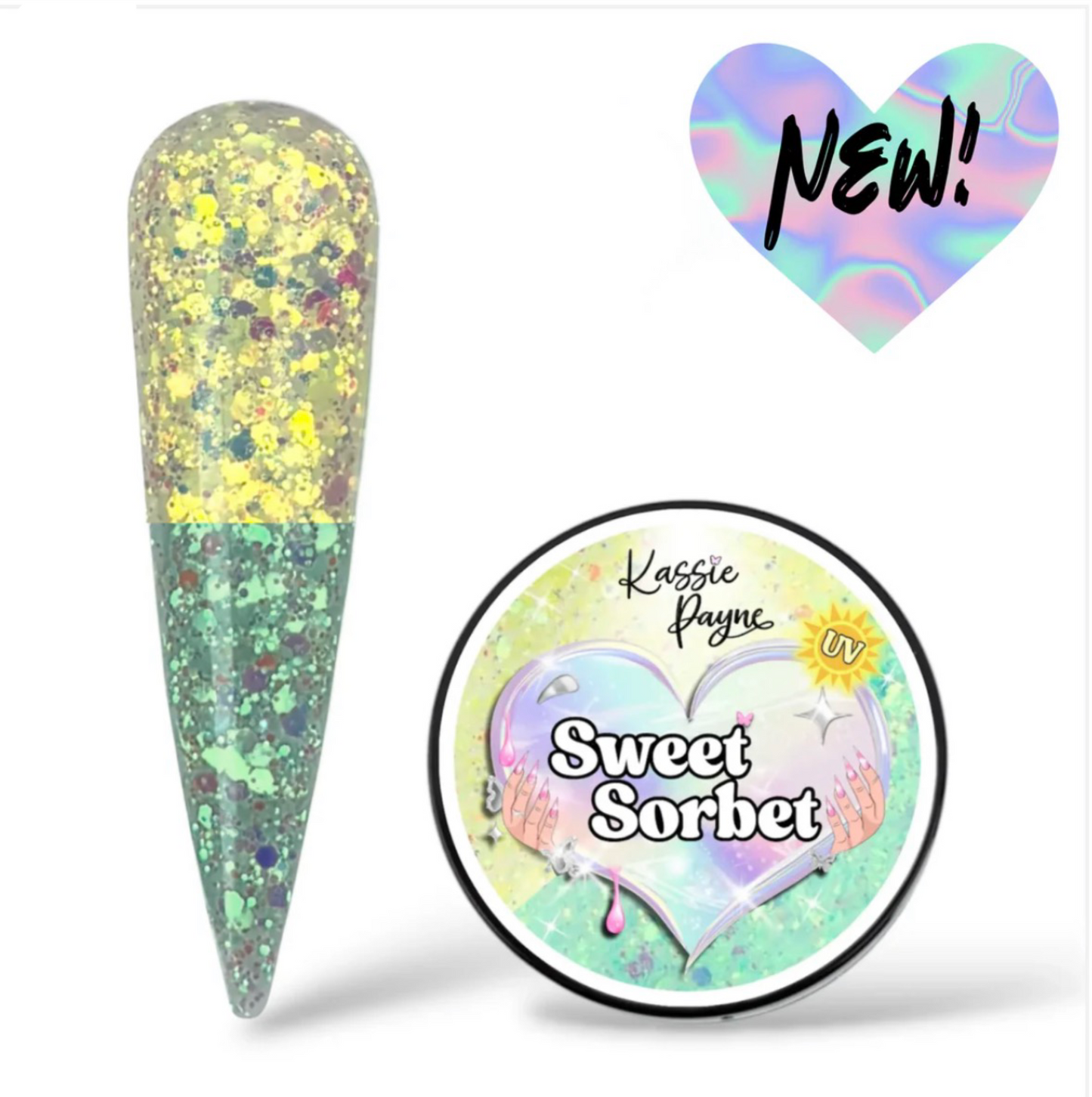 Sweet Sorbet ☀️ UV Glitter
