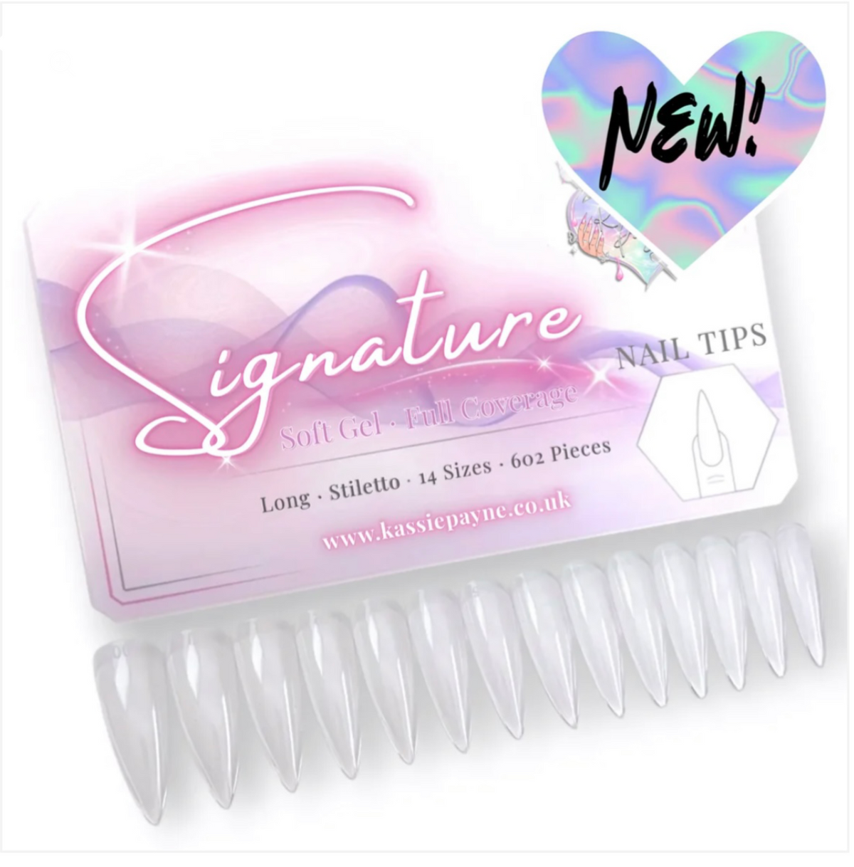 SIGNATURE NAIL TIPS - LONG STILETTOS