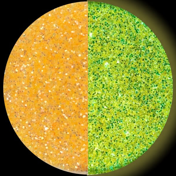 GLOW IN THE DARK GLITTER - ATOMIC PUMPKIN