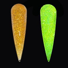 GLOW IN THE DARK GLITTER - ATOMIC PUMPKIN